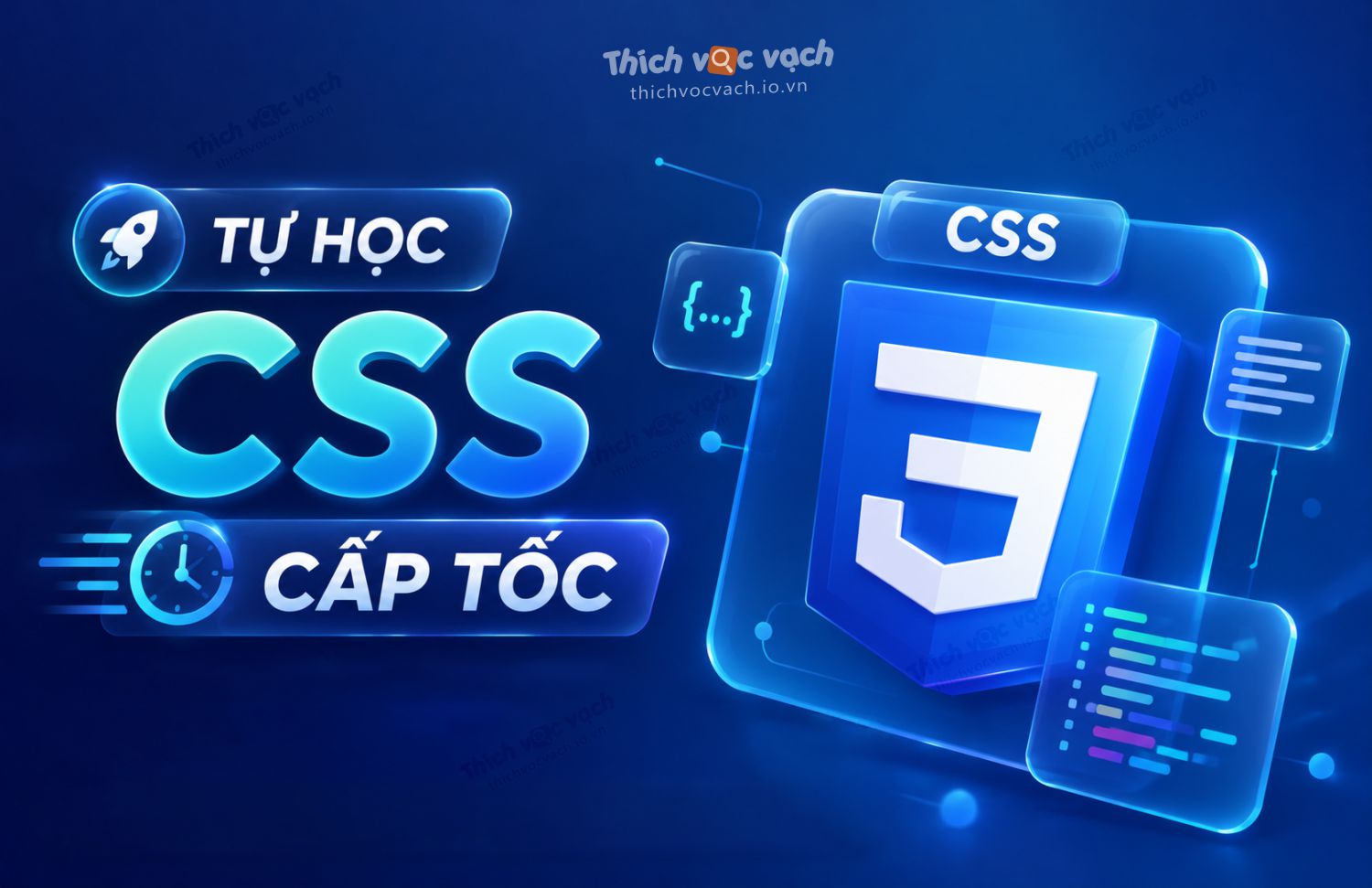 TỰ HỌC CSS CẤP TỐC